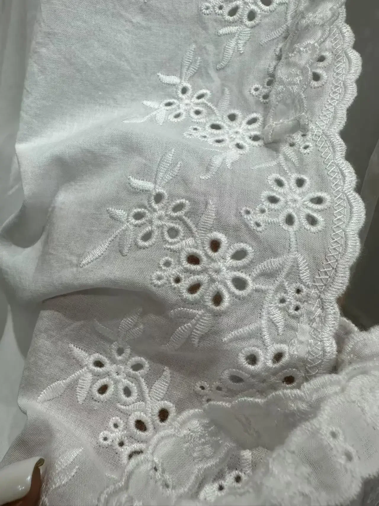 Short Sleeve Ruffles Frilled Blouse Tops 2025 New Design White Embroidery 
Short Sleeve Ruffles Frilled Blouse Tops 2025 New Design White Embroidery