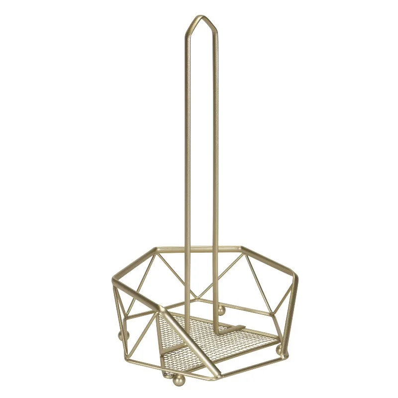 Geode Paper Towel Holder, Satin Gold
Geode Paper Towel Holder, Satin Gold