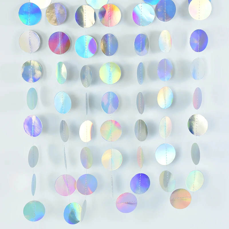 1set Laser Mirror Paper Star Dot Garland for Wedding Kids 1st Mermaid Birthday Party Decoration Baby Shower Hanging Banner
1set Laser Mirror Paper Star Dot Garland for Wedding Kids 1st Mermaid Birthday Party Decoration Baby Shower Hanging Banner
