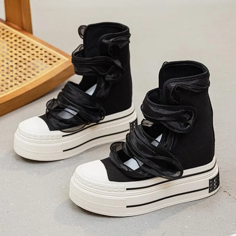 New 12CM Platform Flat Sandals Women Cowboy Canvas Summer Boots Wedges Hook-loop Casual Shoes High Top Designer High Heels Shoes
New 12CM Platform Flat Sandals Women Cowboy Canvas Summer Boots Wedges Hook-loop Casual Shoes High Top Designer High Heels Shoes