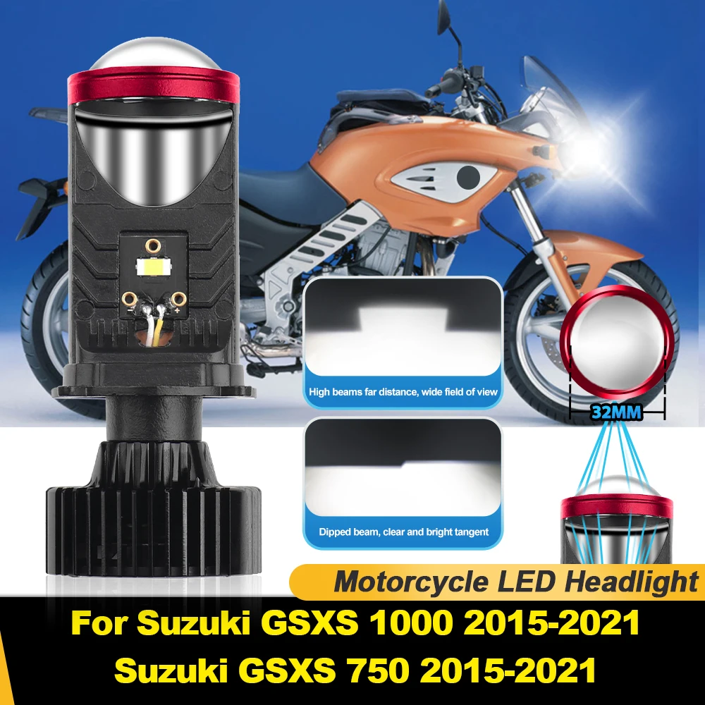 H4 LED Motorcycle Headlight 12V Projector Lens Motorbike Light 6000K For Suzuki GSXS 1000 2015-2021 Suzuki GSXS 750 2015-2021
H4 LED Motorcycle Headlight 12V Projector Lens Motorbike Light 6000K For Suzuki GSXS 1000 2015-2021 Suzuki GSXS 750 2015-2021