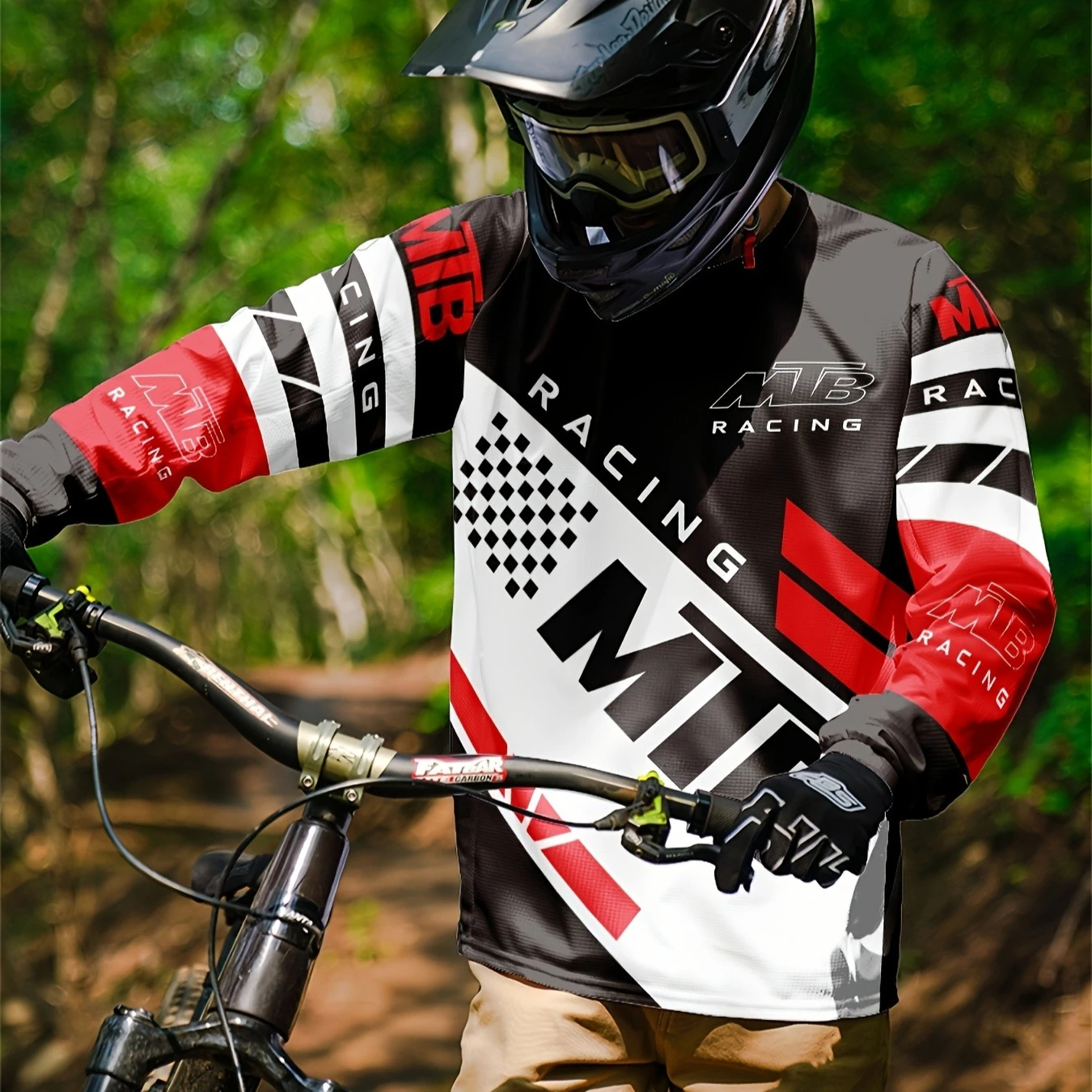 MTB Racing Мотоцикл с длинным рукавом для бездорожья Эндуро Джерси Мужские быстросохнущие футболки Дышащие скоростные спуск Свободная посадка Мягкие эластичные
MTB Racing Мотоцикл с длинным рукавом для бездорожья Эндуро Джерси Мужские быстросохнущие футболки Дышащие скоростные спуск Свободная посадка Мягкие эластичные