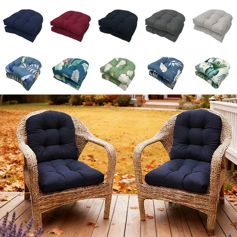 2Pcs 48x48cm Outdoor Patio Seat Cushion Thicken Chair Cushions Garden Balcony Rocking Chair Pads Dining Garden Office Furniture
2Pcs 48x48cm Outdoor Patio Seat Cushion Thicken Chair Cushions Garden Balcony Rocking Chair Pads Dining Garden Office Furniture