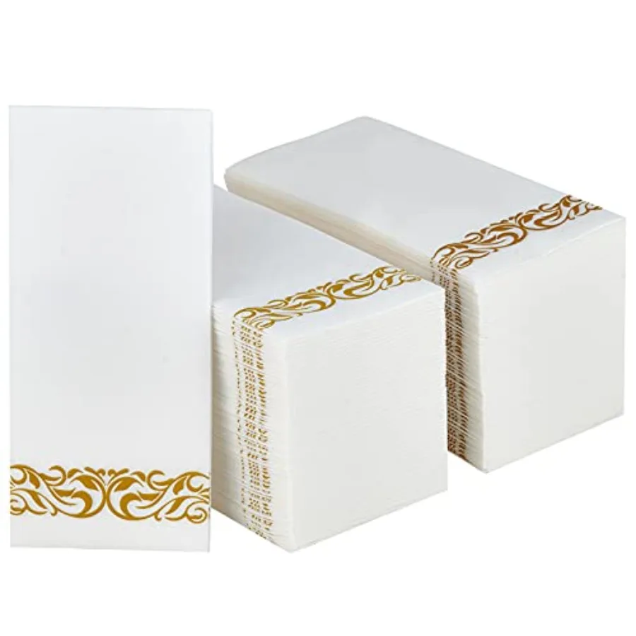 200 Pack Guest Towels Disposable Bathroom, Soft and Disposable Hand Towels, Decorative Bathroom Napkins for Party, Dinners, Wed
200 Pack Guest Towels Disposable Bathroom, Soft and Disposable Hand Towels, Decorative Bathroom Napkins for Party, Dinners, Wed