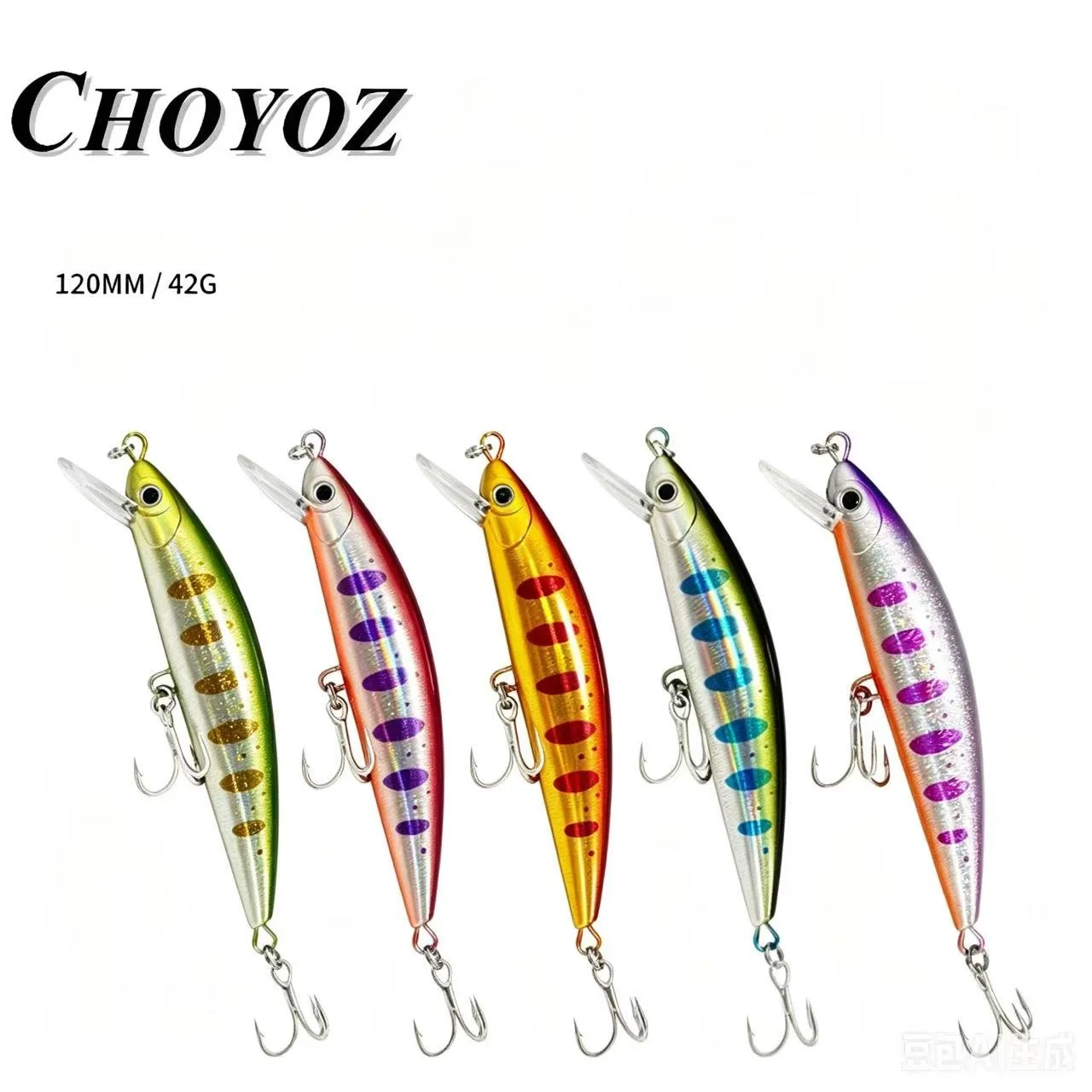 120MM 42G Laser Simulation Soft Bait Minnow Spinning Lure Plastic Hard Bait Fishing Lure New Model
120MM 42G Laser Simulation Soft Bait Minnow Spinning Lure Plastic Hard Bait Fishing Lure New Model