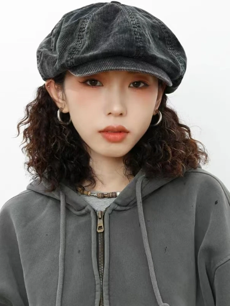 Y2K Big Winter Retro Corduroy Cloud Octagonal Hats for Women Autumn Winter Fashion Warm Literary Newsboy Cap Beret
Y2K Big Winter Retro Corduroy Cloud Octagonal Hats for Women Autumn Winter Fashion Warm Literary Newsboy Cap Beret