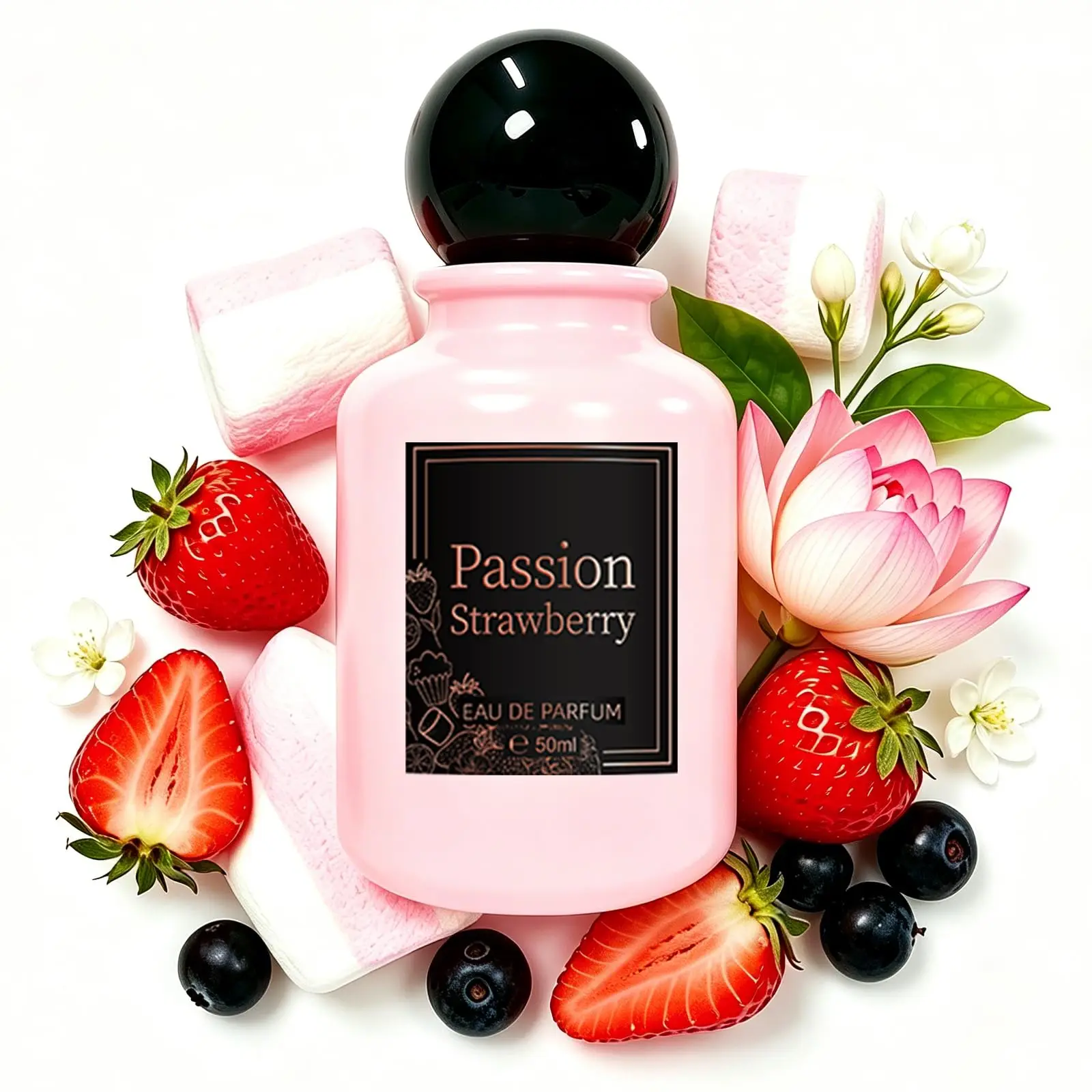 Passion Strawberry Eau De Parfum 50ml - Sweet Fruity Floral Fragrance for Women - Long Lasting Strawberry & Musk Scent - Cute Pink Bottle Perfume Gift
Passion Strawberry Eau De Parfum 50ml - Sweet Fruity Floral Fragrance for Women - Long Lasting Strawberry & Musk Scent - Cute Pink Bottle Perfume Gift