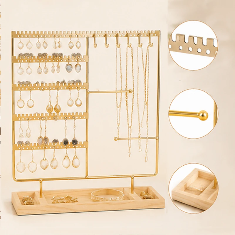1PC Desktop Jewelry Display Stand Household Multi-Layer Earring/Necklace/Bracelet Organizer For Home, Gift, Or Retail Shop TMZ
1PC Desktop Jewelry Display Stand Household Multi-Layer Earring/Necklace/Bracelet Organizer For Home, Gift, Or Retail Shop TMZ