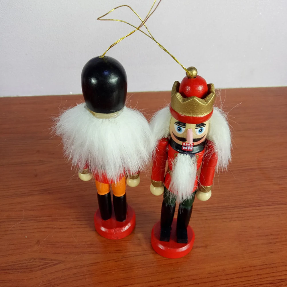 6pcs 12Cm Wooden Nutcracker Hanging Ornament Painted Soldier Puppet Xmas Tree Decor Gift Party Home Desktop Crafts
6pcs 12Cm Wooden Nutcracker Hanging Ornament Painted Soldier Puppet Xmas Tree Decor Gift Party Home Desktop Crafts