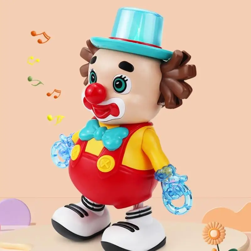 Музыкальная светящаяся интерактивная игрушка-клоун с качающейся прогулкой и светом для малышей, обучающая игрушка для раннего
Музыкальная светящаяся интерактивная игрушка-клоун с качающейся прогулкой и светом для малышей, обучающая игрушка для раннего