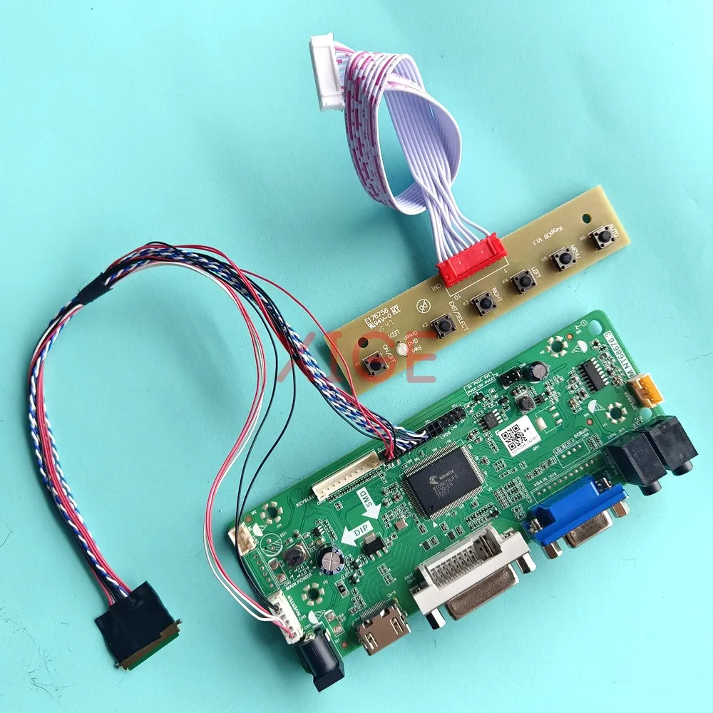 Плата драйвера контроллера DIY Kit для N140B6-L02 N140B6-L08/L24, матрица для ноутбука 1366x768 DVI VGA 14 дюймов, LVDS, 40-контактный, совместимый с HDMI
Плата драйвера контроллера DIY Kit для N140B6-L02 N140B6-L08/L24, матрица для ноутбука 1366x768 DVI VGA 14 дюймов, LVDS, 40-контактный, совместимый с HDMI