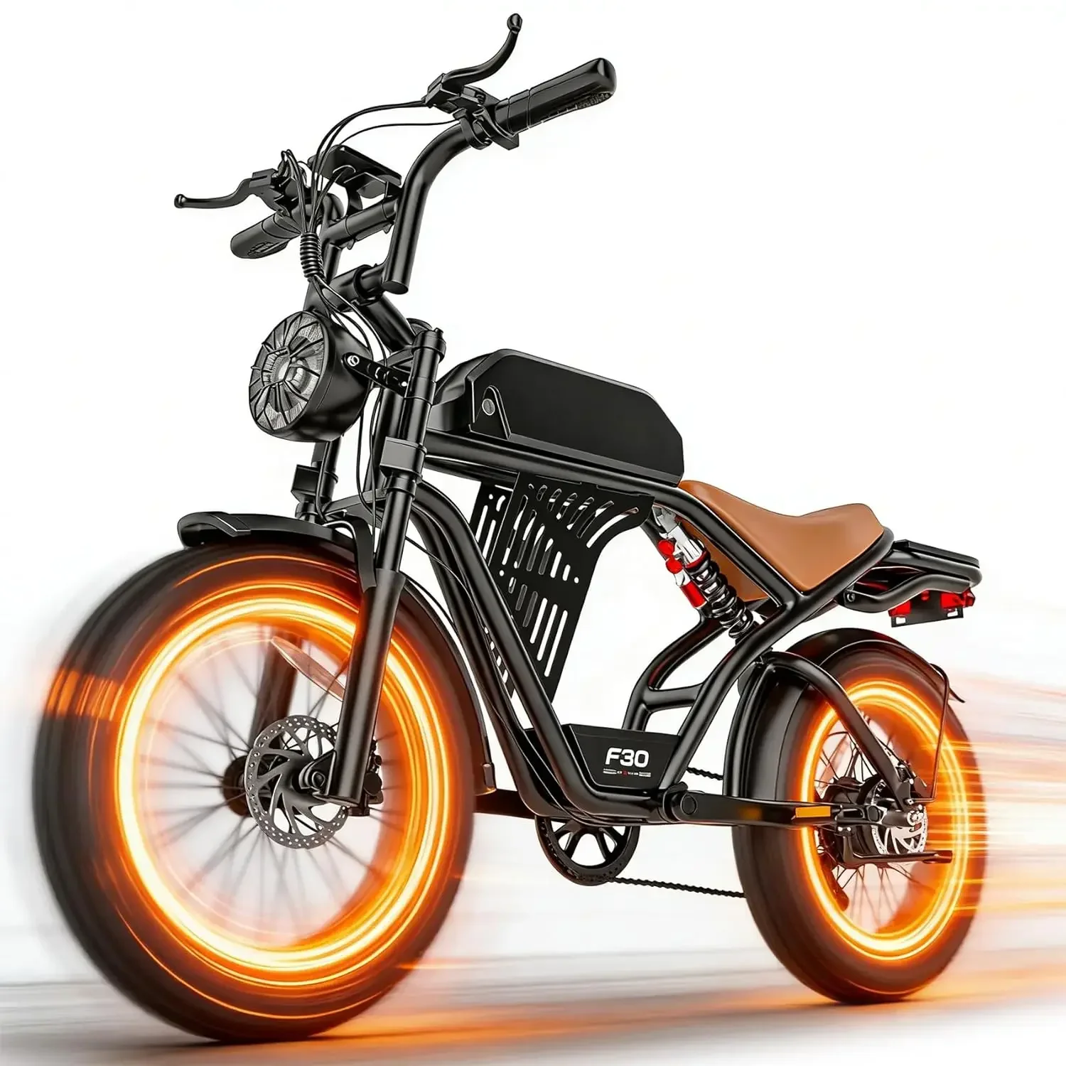 Electric Bike for Adults, 2000W Peak Motor, 30MPH & 100 Miles, 48V 20Ah Large Battery, NFC & Password Unlock, 7, Customized
Electric Bike for Adults, 2000W Peak Motor, 30MPH & 100 Miles, 48V 20Ah Large Battery, NFC & Password Unlock, 7, Customized