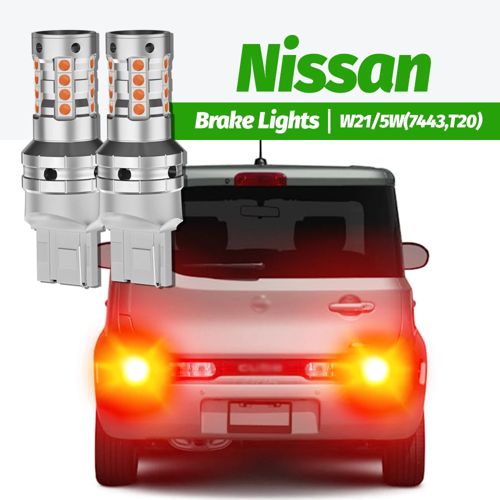 2x LED Brake Light Blub W21/5W 7443 T20 Canbus For Nissan 350Z Cube Juke Micra Note Pathfinder R52 Tiida X-Trail T31 T32 Quest
2x LED Brake Light Blub W21/5W 7443 T20 Canbus For Nissan 350Z Cube Juke Micra Note Pathfinder R52 Tiida X-Trail T31 T32 Quest