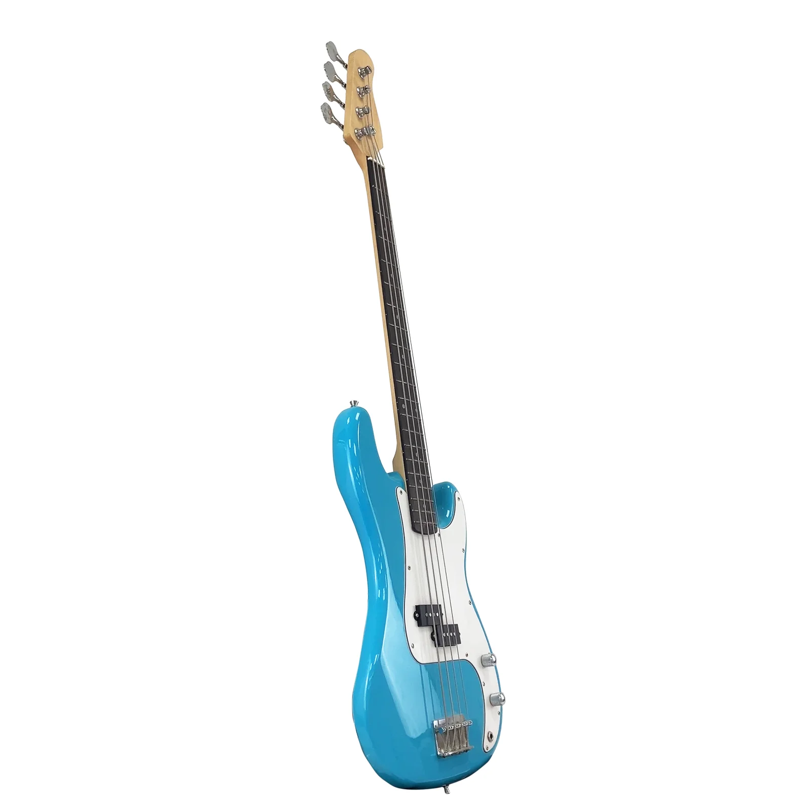Professional electric bass guitar with 4-string maple neck PB pickups gloss finish technical wood fretboard
Professional electric bass guitar with 4-string maple neck PB pickups gloss finish technical wood fretboard