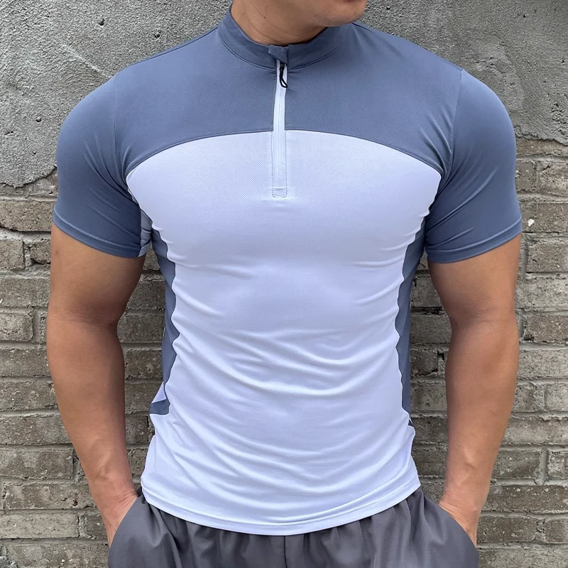 2026 Zipper Polo Sport Shirts Breathable Top Elastic Fitness Summer Spandex Quick Dry Silky Short Sleeves Training Running Tees
2026 Zipper Polo Sport Shirts Breathable Top Elastic Fitness Summer Spandex Quick Dry Silky Short Sleeves Training Running Tees