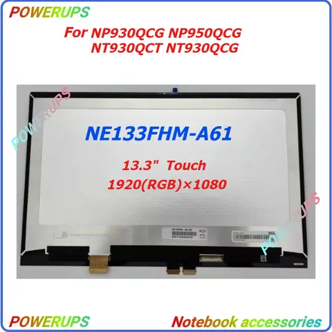 New A+ Laptop LCD Screen/Display Panel For Samsung Galaxy Book Flex NP930QCG NP950QCG NT930QCT NT930QCG NE133FHM-A61
