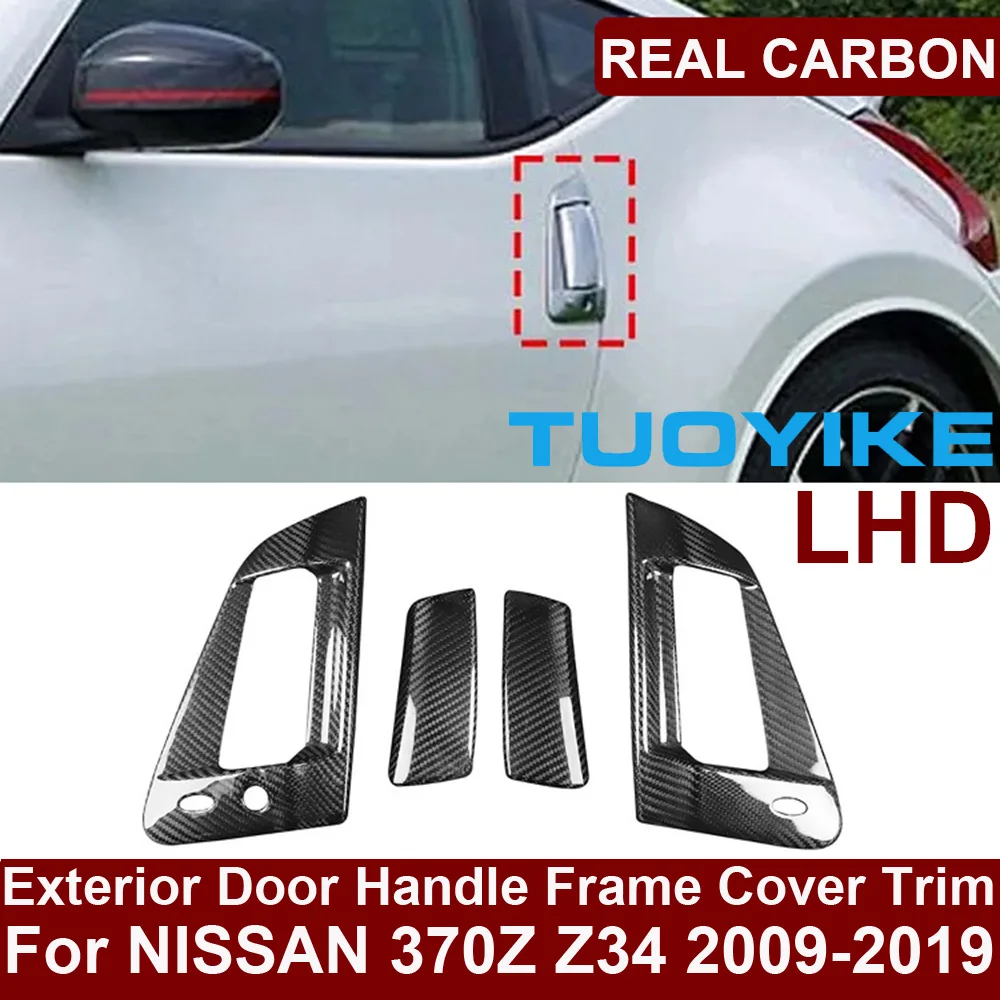 LHD Car Real Dry Carbon Fiber Exterior Door Pull Handle Frame Cover Trim Outer Decoration Racing Kit For Nissan 370Z Z34 2009-19
LHD Car Real Dry Carbon Fiber Exterior Door Pull Handle Frame Cover Trim Outer Decoration Racing Kit For Nissan 370Z Z34 2009-19
