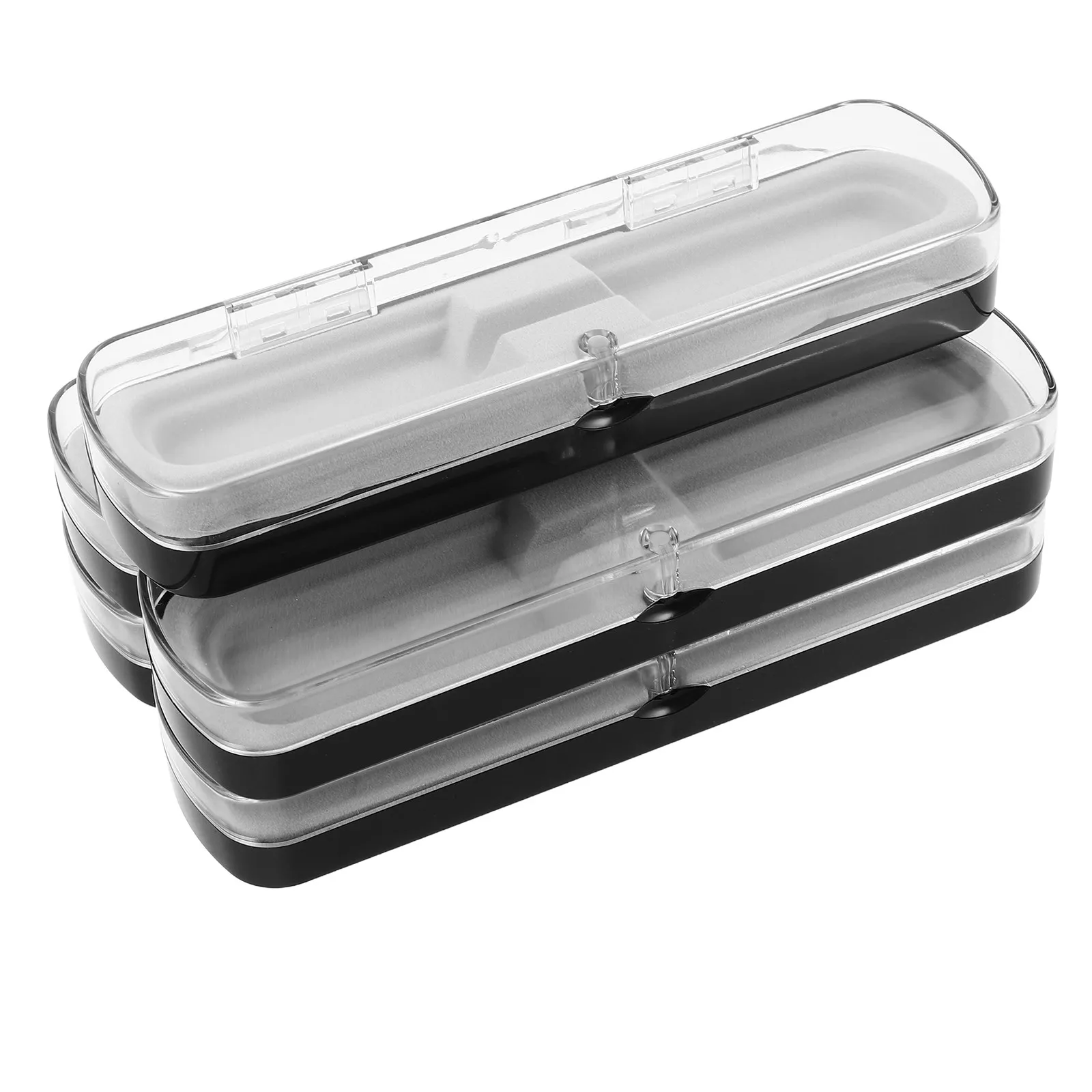 5Pcs Rectangular Clear Pen Case Transparent Plastic Desktop Organizer for Pencil Storage Fountain Pen Boxes Stationery Holder
5Pcs Rectangular Clear Pen Case Transparent Plastic Desktop Organizer for Pencil Storage Fountain Pen Boxes Stationery Holder