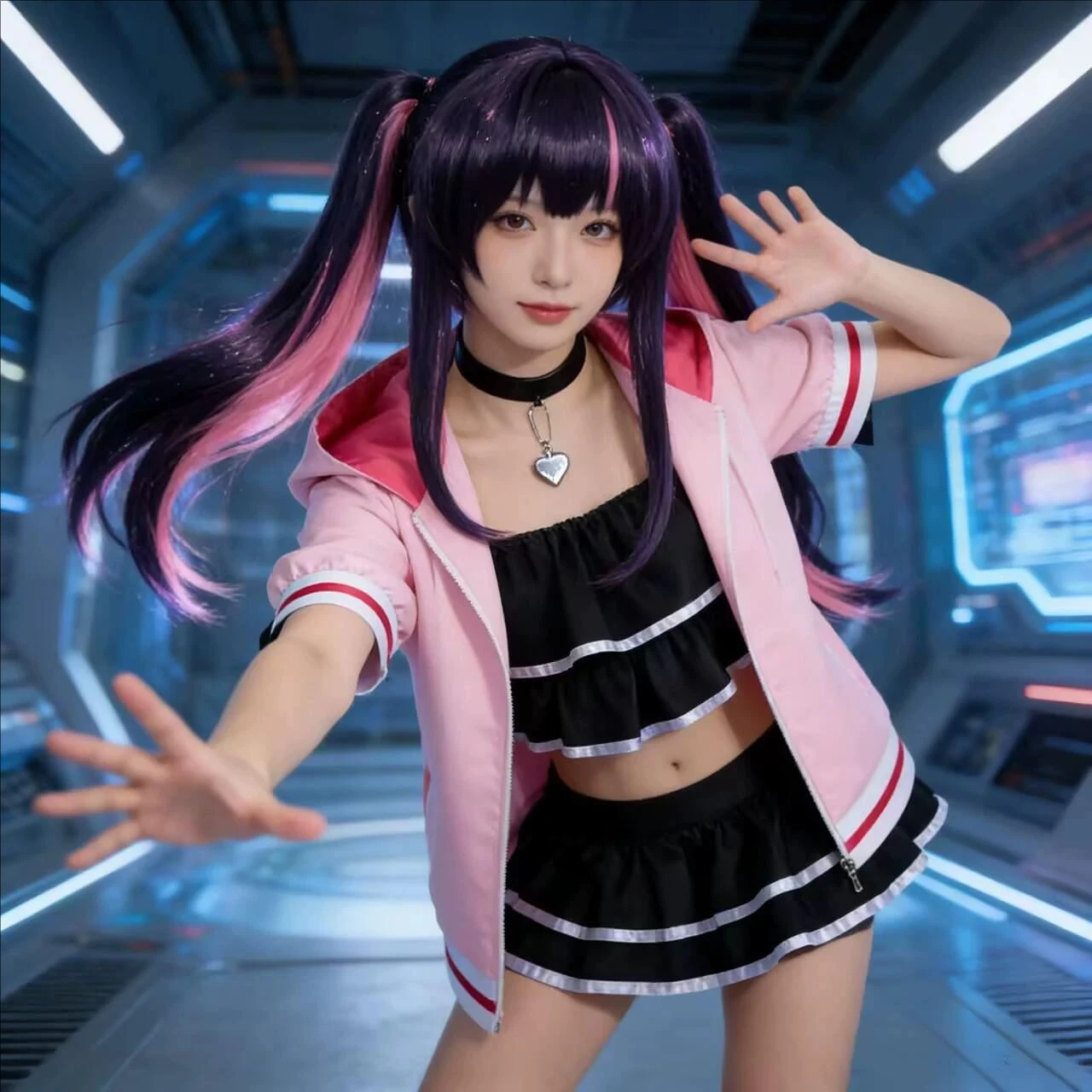 Anime Cosmic Princess Kaguya!Team Black Onyx Komazawa Noi Cosplay Costume Swimsuit Outfits Tail Ears Halloween Disguise Props
Anime Cosmic Princess Kaguya!Team Black Onyx Komazawa Noi Cosplay Costume Swimsuit Outfits Tail Ears Halloween Disguise Props