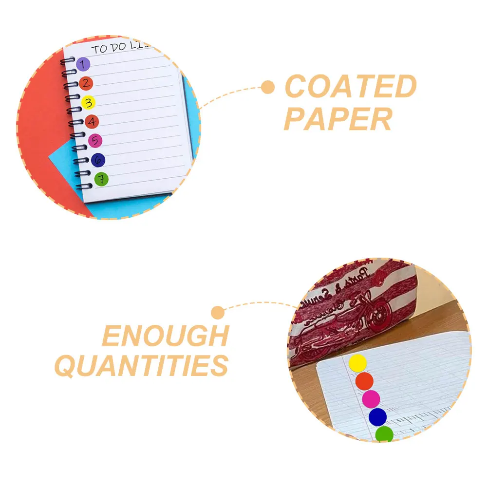 10 Sheets Round Sticker Dots Colored Circle Labels Adhesive Coding Sealing Gifts Stationery
10 Sheets Round Sticker Dots Colored Circle Labels Adhesive Coding Sealing Gifts Stationery