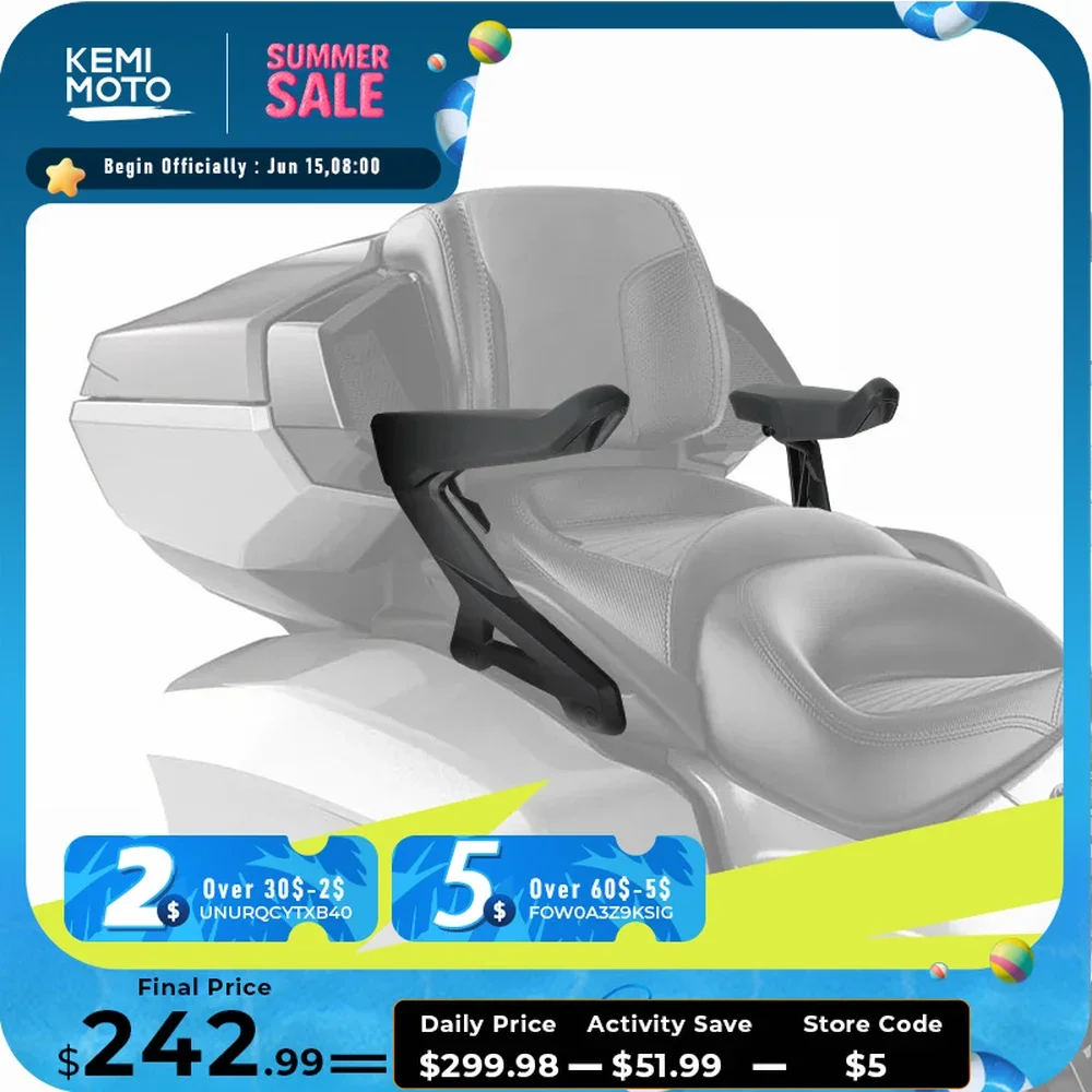 Комплект подлокотников для пассажиров, задний подлокотник для Can-Am Spyder F3 F3-S F3-T F3 Limited 219400726 Черная опора кронштейна 2015-2025 гг. ON-Road
Комплект подлокотников для пассажиров, задний подлокотник для Can-Am Spyder F3 F3-S F3-T F3 Limited 219400726 Черная опора кронштейна 2015-2025 гг. ON-Road