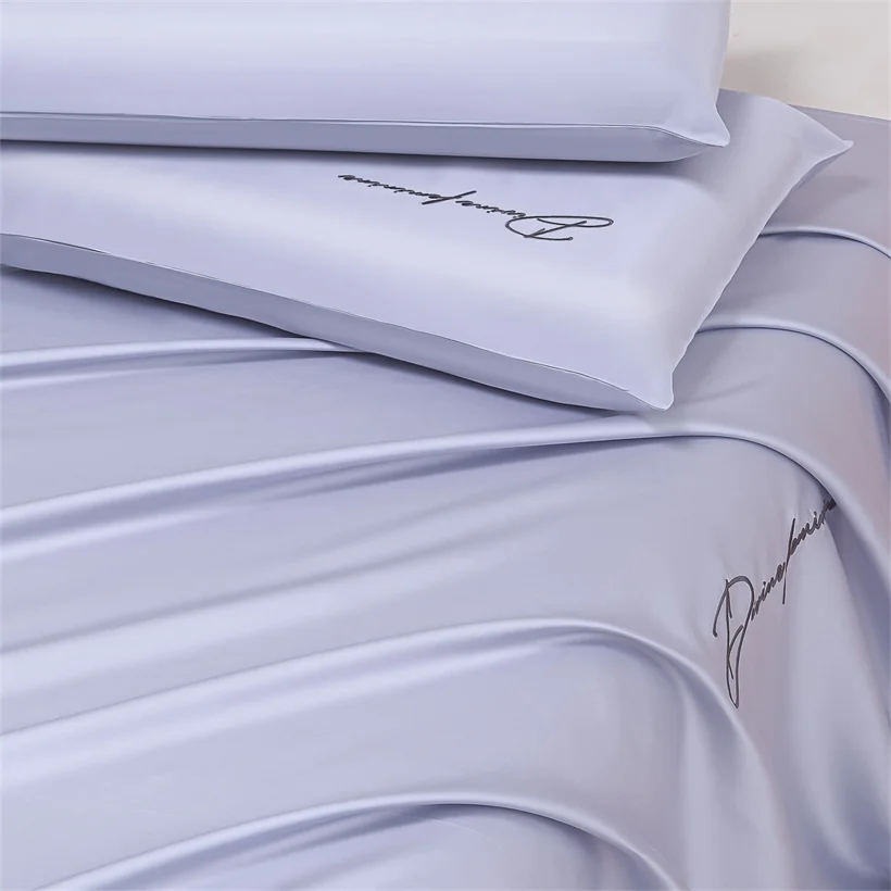 Pure Lyocell Bed Sheet Luxury 100% Eucalypthus Lyocell Top Sheets Embroidered Silky Soft Bedsheet Bed Linen Cooling Flat Sheets
Pure Lyocell Bed Sheet Luxury 100% Eucalypthus Lyocell Top Sheets Embroidered Silky Soft Bedsheet Bed Linen Cooling Flat Sheets