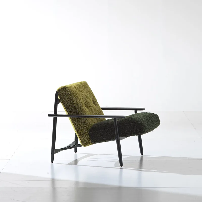 Italian minimalist solid wood leisure chair modern granular fleece sofa chair
Italian minimalist solid wood leisure chair modern granular fleece sofa chair