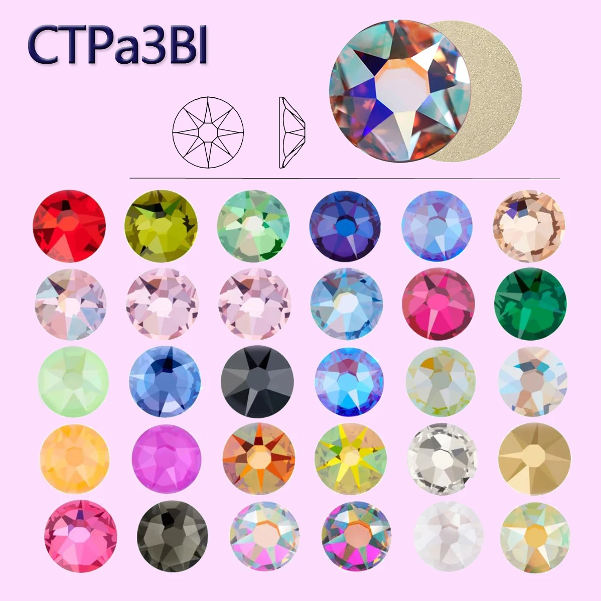 New Non Hotfix 8 Big 8 Small Colors AB Colors DIY Strass Stick On Flat Back Rhinestones For Nail Art Garment Decorations
New Non Hotfix 8 Big 8 Small Colors AB Colors DIY Strass Stick On Flat Back Rhinestones For Nail Art Garment Decorations