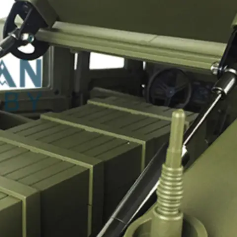 HG P408 1/10 RC 4*4 U.S Military Racing Car Crawler Truck 2Speed ESC Motor Remote Control Outdoor Toys Birthday Gift