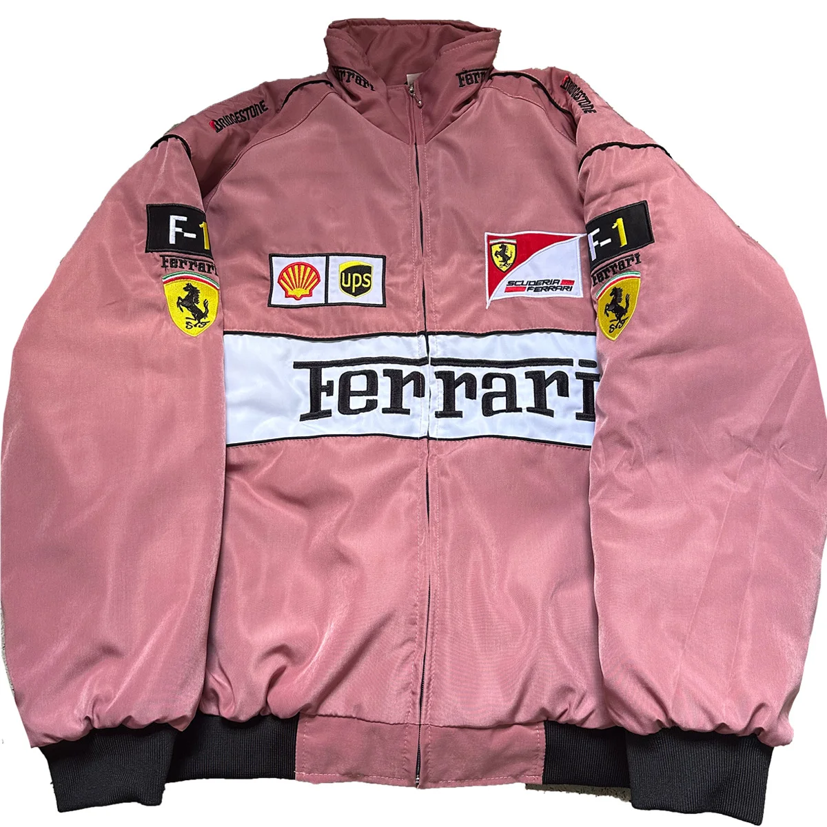 Cotton-padded racing suit Jacket Embroidered F1 Ferrari Racing Coat Motorcycle Riding Baseball jacket For Ferrari 488 GTE EVO
Cotton-padded racing suit Jacket Embroidered F1 Ferrari Racing Coat Motorcycle Riding Baseball jacket For Ferrari 488 GTE EVO