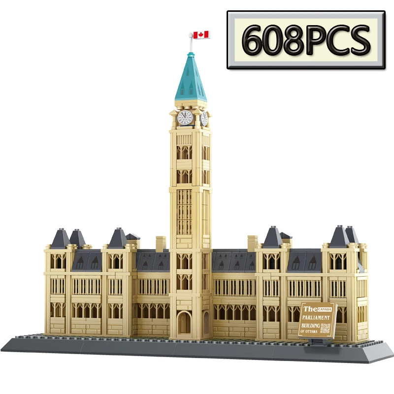 MOC 608PCS Canadian Parliament Building Urban Street View Architectural Model Building Blocks DIY Children's Puzzle Toy Gift
MOC 608PCS Canadian Parliament Building Urban Street View Architectural Model Building Blocks DIY Children's Puzzle Toy Gift