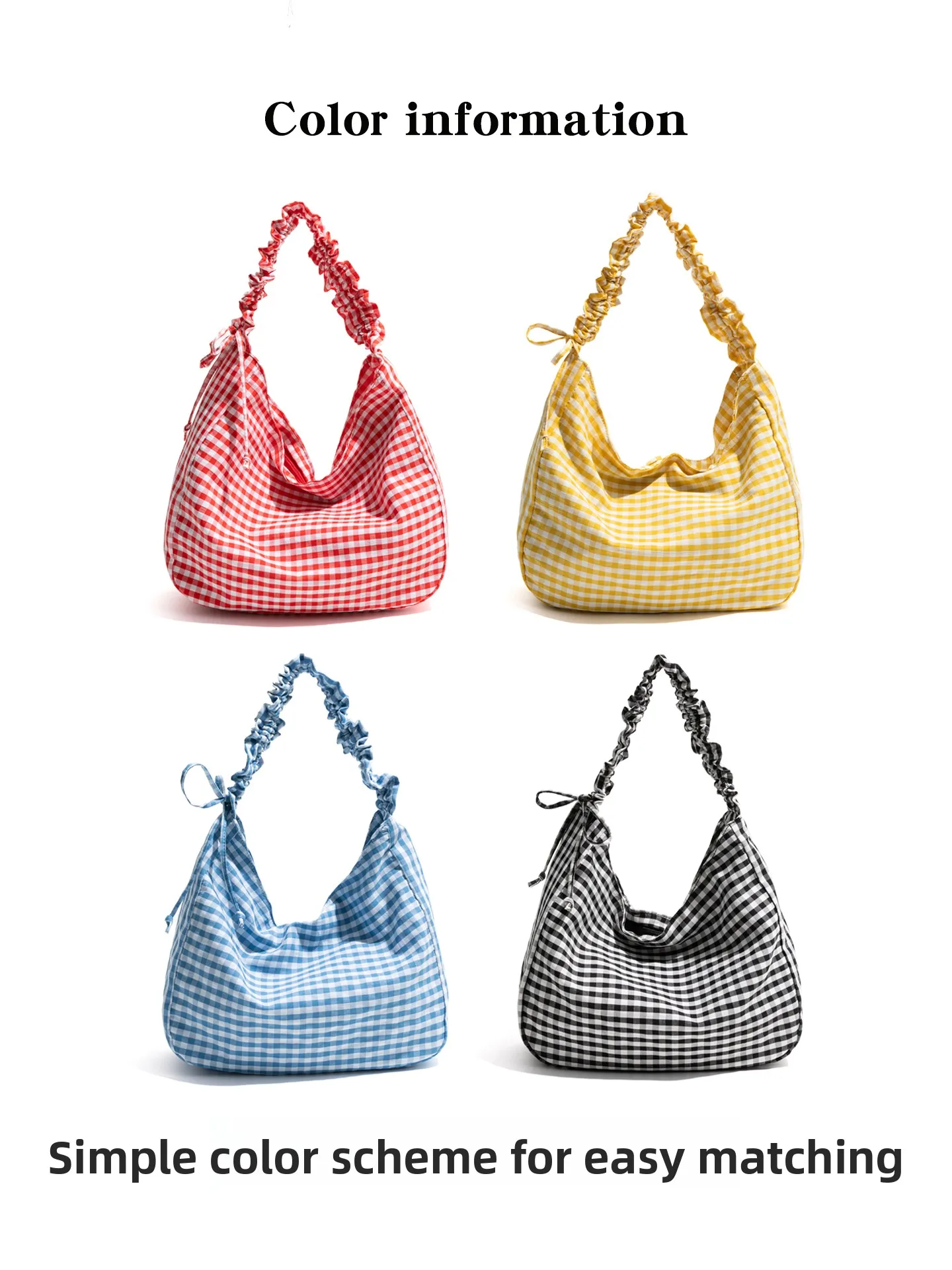 Trendy Studio Korean Sle Canvas Plaid Red Women's Large Capaci Versatile Single oulder Tote Bag Casual Daily Match 
Trendy Studio Korean Sle Canvas Plaid Red Women's Large Capaci Versatile Single oulder Tote Bag Casual Daily Match
