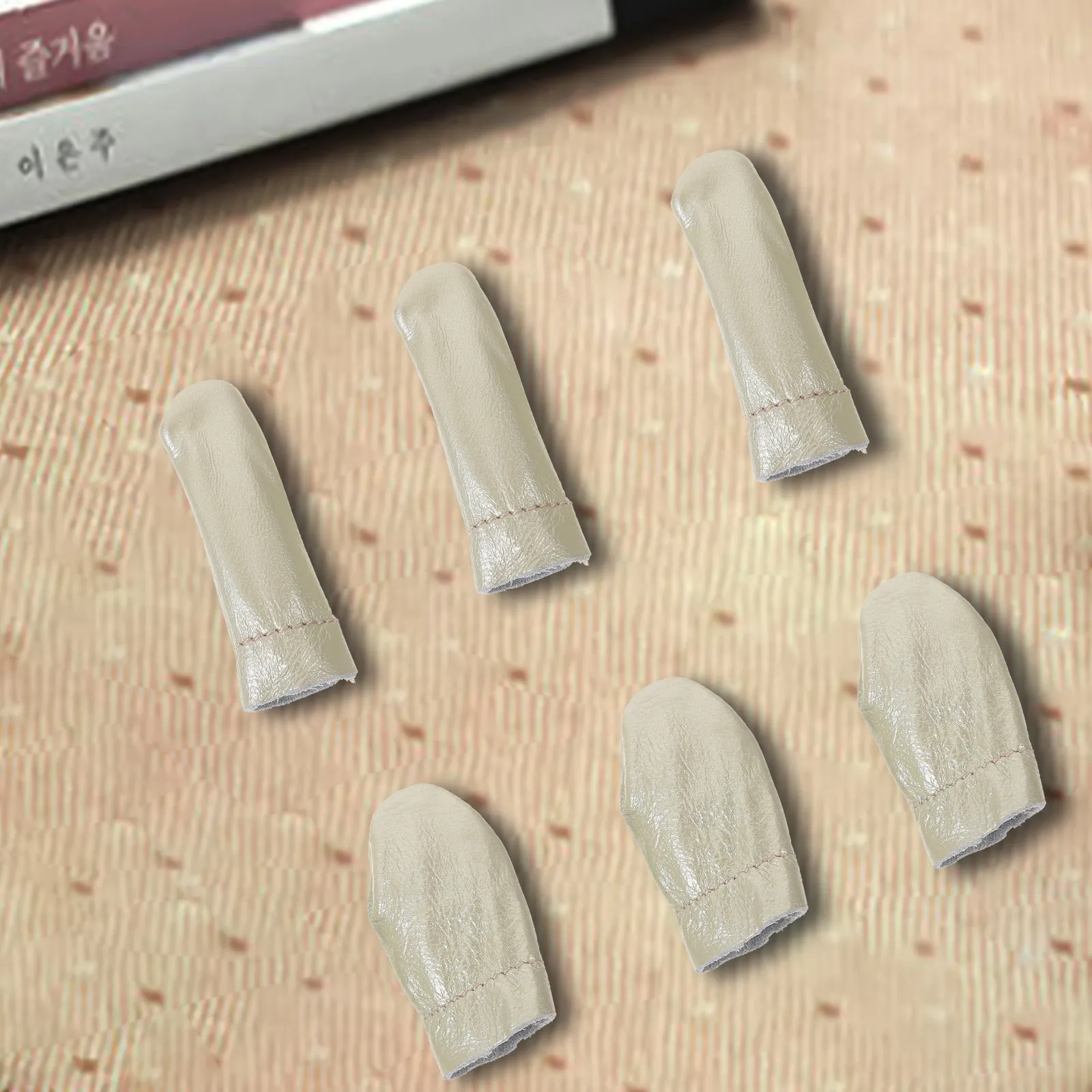 6Pcs Comfort Fit Finger Protector Cowhide Thimble for Needlework Embroidery Sewing Tool Finger Protector
6Pcs Comfort Fit Finger Protector Cowhide Thimble for Needlework Embroidery Sewing Tool Finger Protector