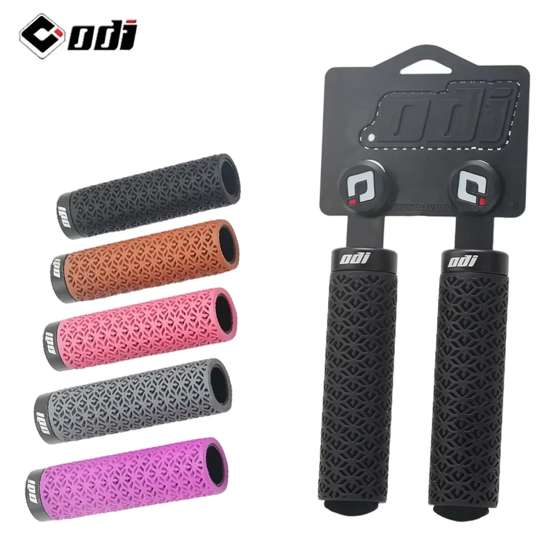 ODI 3D Printed Bicycle Handlebar Grips Lock-on Anti-Slip Shock-Absorbing MTB Mountain Bike Handle Bar Grips Cycling Parts
ODI 3D Printed Bicycle Handlebar Grips Lock-on Anti-Slip Shock-Absorbing MTB Mountain Bike Handle Bar Grips Cycling Parts