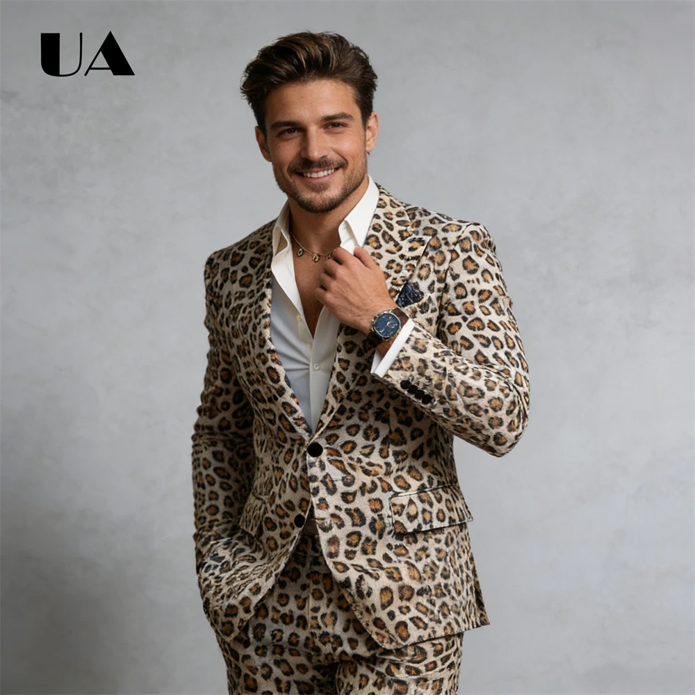 Men's Casual Suit Two Piece Printed Suit Jacket Pants, Cocktail Party Suit Set Tuxedo Blazer Trousers Suits Xs-4XL Plus Outfit
Men's Casual Suit Two Piece Printed Suit Jacket Pants, Cocktail Party Suit Set Tuxedo Blazer Trousers Suits Xs-4XL Plus Outfit