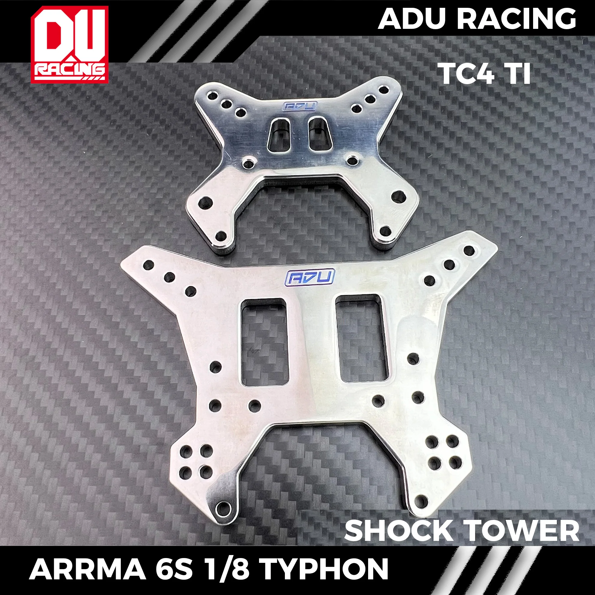 ADU Racing shock TOWER CNC TC4 ti FOR ARRMA 6s 1/8 TYPHON
ADU Racing shock TOWER CNC TC4 ti FOR ARRMA 6s 1/8 TYPHON
