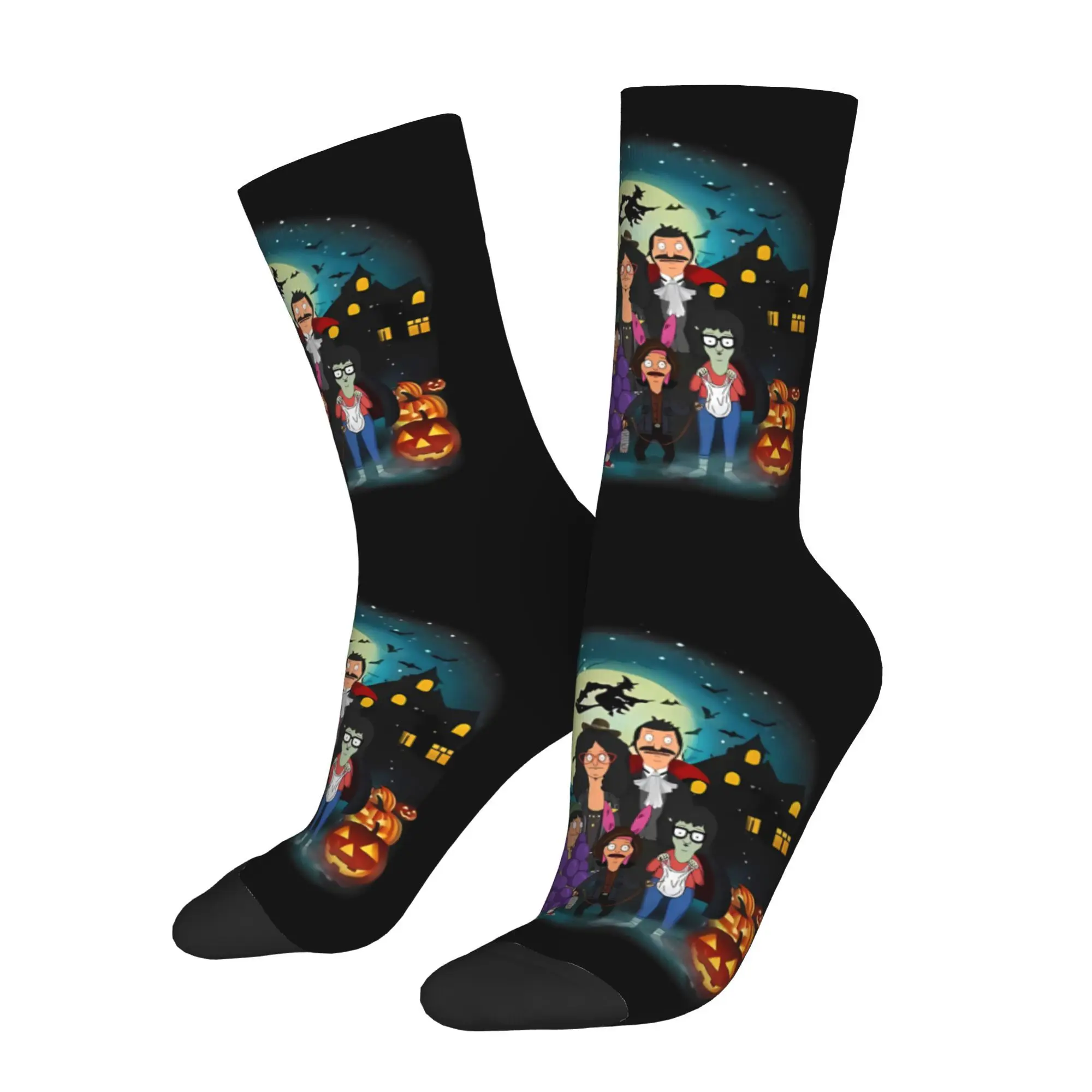Funny Men's Socks Halloween Bobs Burgers Vintage Hip Hop Crazy Crew Sock Gift Pattern Printed
Funny Men's Socks Halloween Bobs Burgers Vintage Hip Hop Crazy Crew Sock Gift Pattern Printed