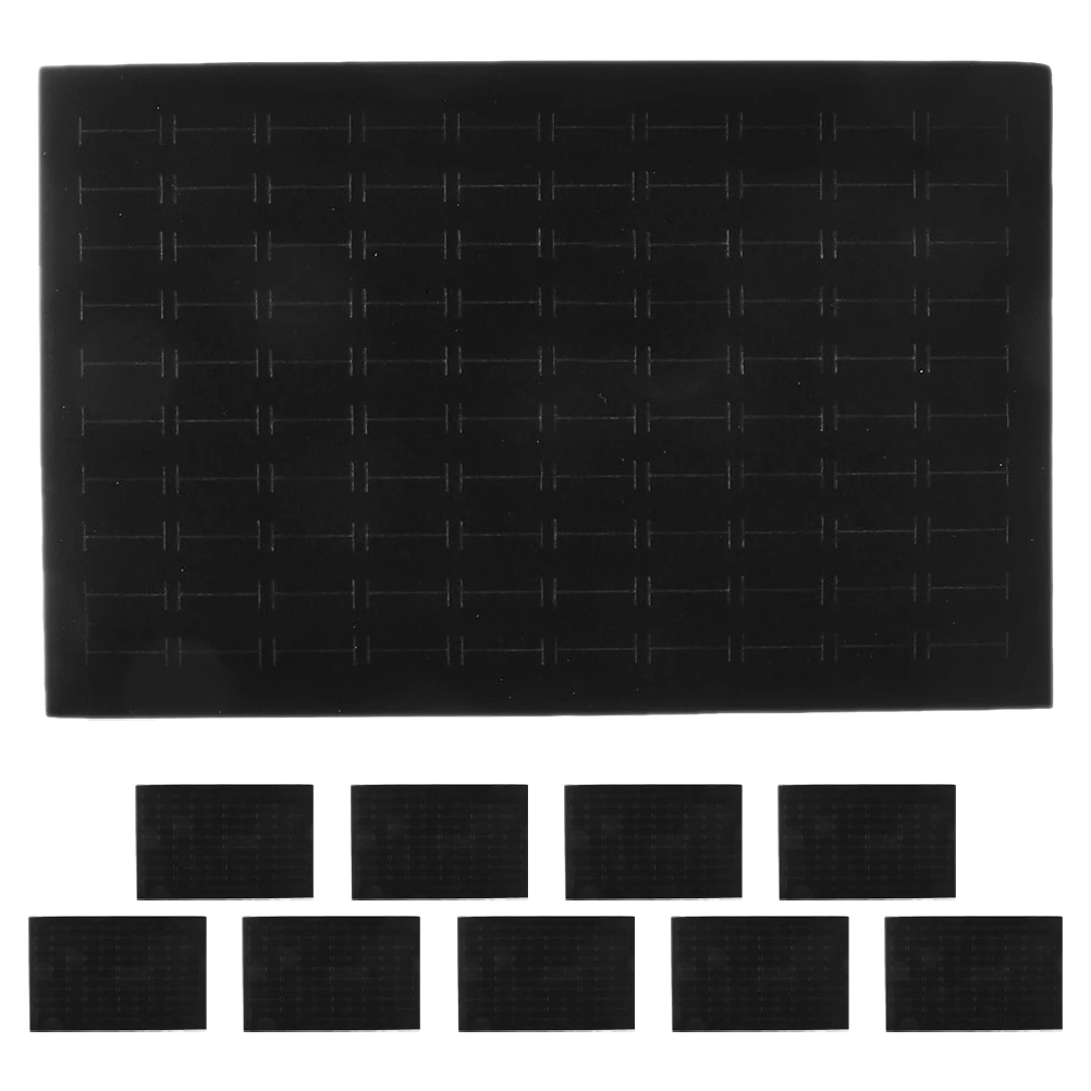 10 Pcs Jewelry Sponge Mat Display Pad Storage Box Earring Insert for Pouch Black Tray
10 Pcs Jewelry Sponge Mat Display Pad Storage Box Earring Insert for Pouch Black Tray