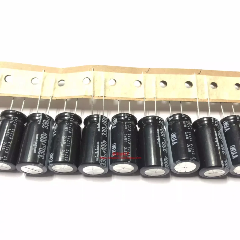 10-100PCS Nichicon 100V330UF 12.5X25 VY series standard product 330UF 100V electrolytic capacitor
10-100PCS Nichicon 100V330UF 12.5X25 VY series standard product 330UF 100V electrolytic capacitor