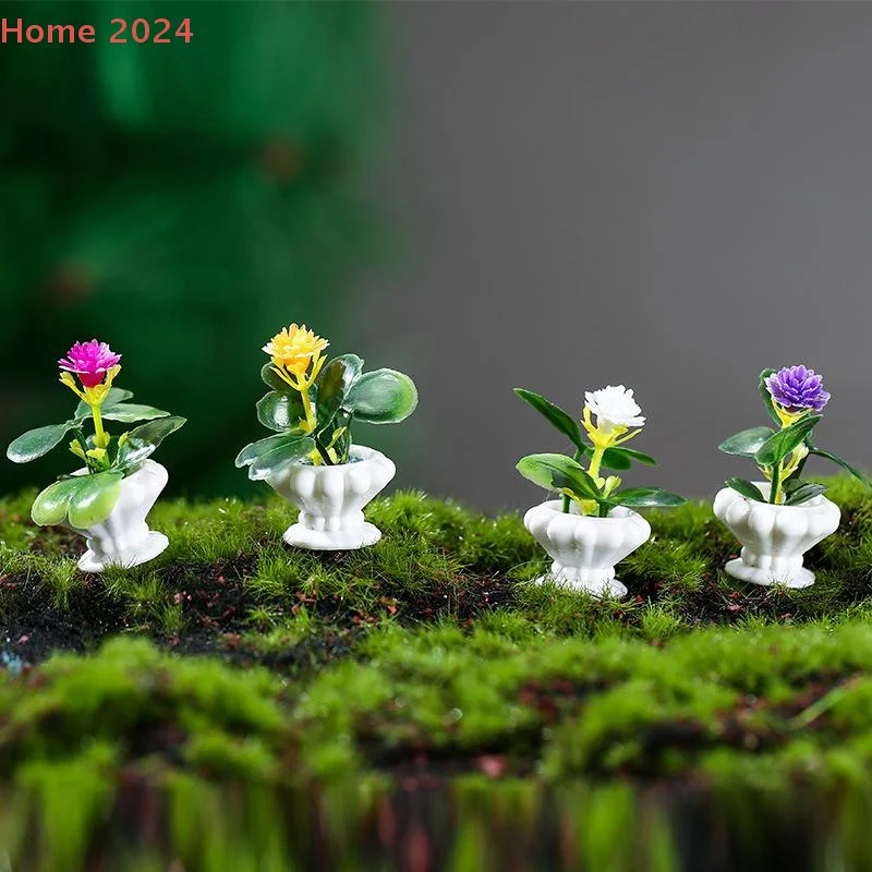 4pcs Miniature Bonsai Plant Model Realistic Potted Plants For Dollhouse Decoration Micro Landscape Props For Mini House
4pcs Miniature Bonsai Plant Model Realistic Potted Plants For Dollhouse Decoration Micro Landscape Props For Mini House