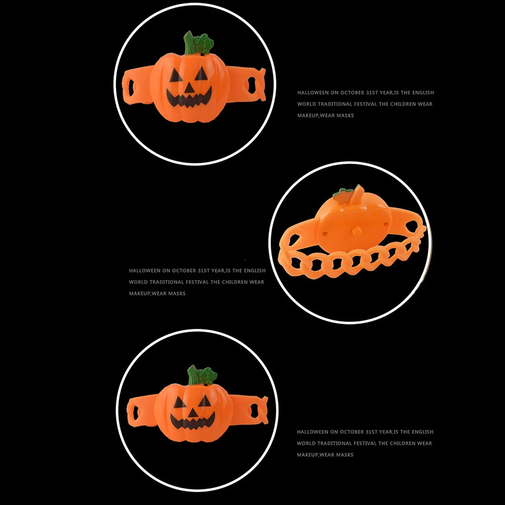 2Pcs Flashing Pumpkin Bracelet Halloween Kids Glow Wristband Party Favor Fun Luminous Accessory for Children Festival Trick Or
2Pcs Flashing Pumpkin Bracelet Halloween Kids Glow Wristband Party Favor Fun Luminous Accessory for Children Festival Trick Or