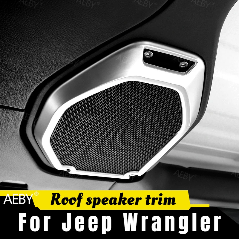 For Jeep Wrangler 2018 Top roof speaker stereo cover,speaker frame decoration,Roof speaker decoration,Car accessories,panel
For Jeep Wrangler 2018 Top roof speaker stereo cover,speaker frame decoration,Roof speaker decoration,Car accessories,panel