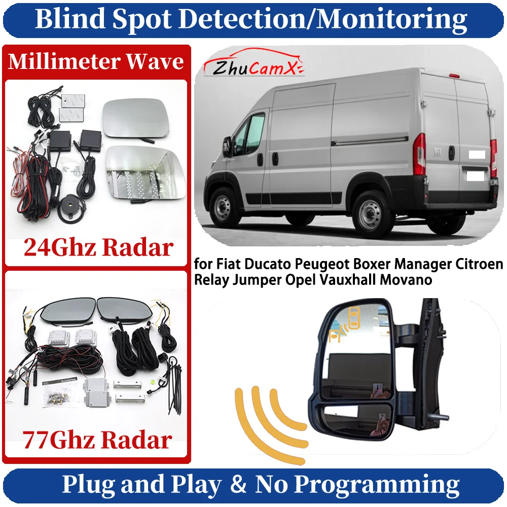 Car Safe Blind Spot Monitoring/Detection System for Fiat Ducato Peugeot Boxer Manager Citroen Relay Jumper Opel Vauxhall Movano
Car Safe Blind Spot Monitoring/Detection System for Fiat Ducato Peugeot Boxer Manager Citroen Relay Jumper Opel Vauxhall Movano