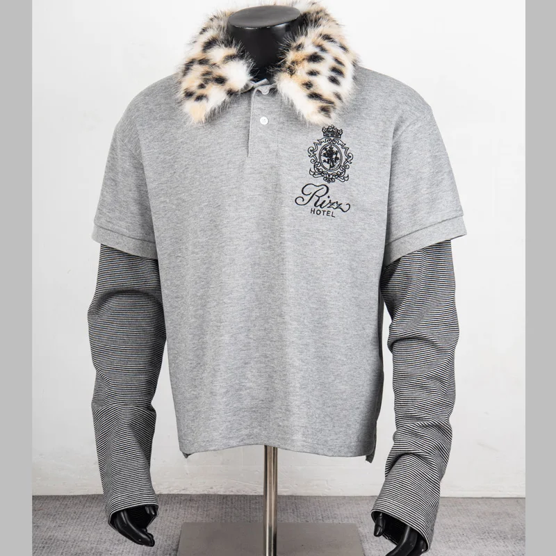2026 New Style American Style High Street Trend Protocol Long Sleeved Men's Women's Sweater Fur Collar Hip-Hop Style Tops
2026 New Style American Style High Street Trend Protocol Long Sleeved Men's Women's Sweater Fur Collar Hip-Hop Style Tops
