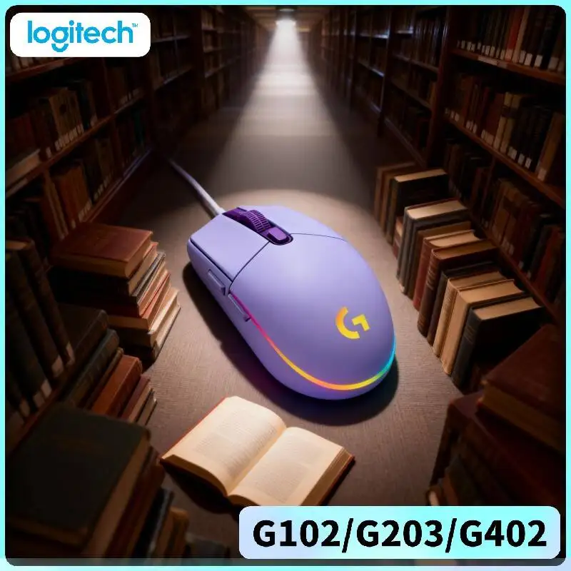 Logitech G102 G203 G402 Wired Gaming Mouse Esports Grade Performance RGB Lighting Comfortable Hand Feeling for Users
Logitech G102 G203 G402 Wired Gaming Mouse Esports Grade Performance RGB Lighting Comfortable Hand Feeling for Users