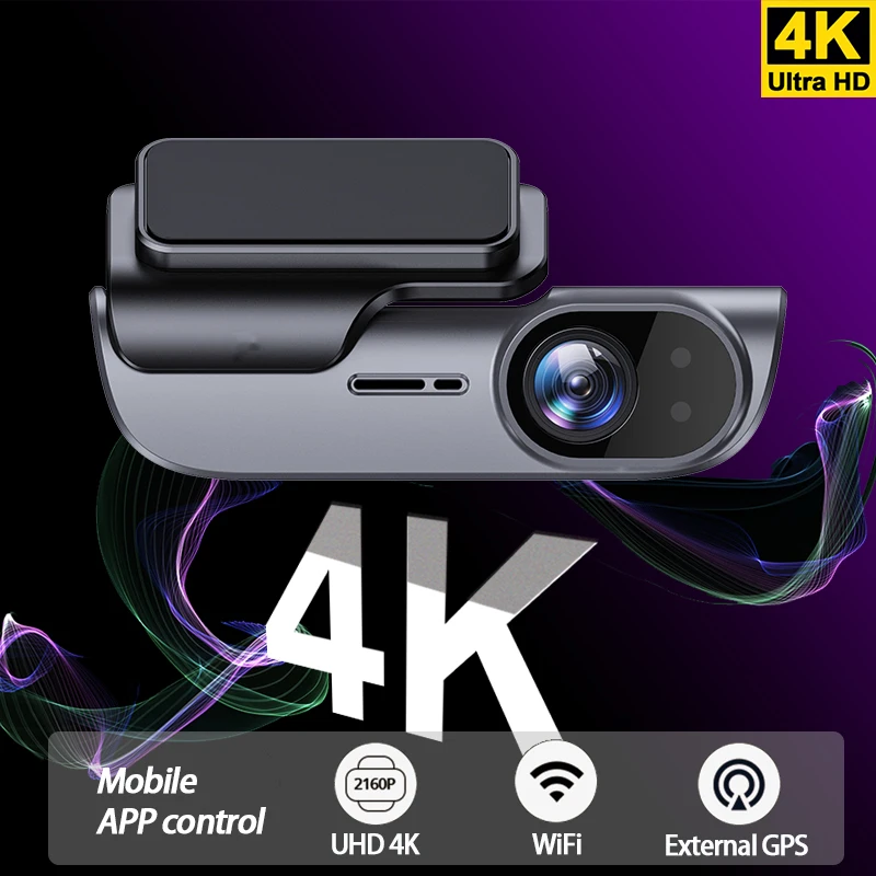 E-ACE 4K Bulit In WlFl Car Camera Support External GPS G-Sensor Car DVR Loop Record Video Recorder BlackBox Optional 24H Parking
E-ACE 4K Bulit In WlFl Car Camera Support External GPS G-Sensor Car DVR Loop Record Video Recorder BlackBox Optional 24H Parking