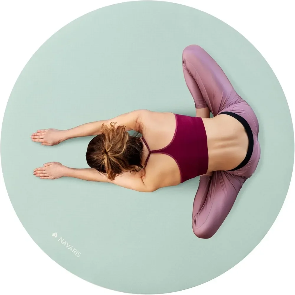 Round Yoga Mat 47 Inch Diameter 1 4 Inch Thick Non Slip Exercise Mat for Cardio Workout Fitness Tai Chi Meditation
Round Yoga Mat 47 Inch Diameter 1 4 Inch Thick Non Slip Exercise Mat for Cardio Workout Fitness Tai Chi Meditation
