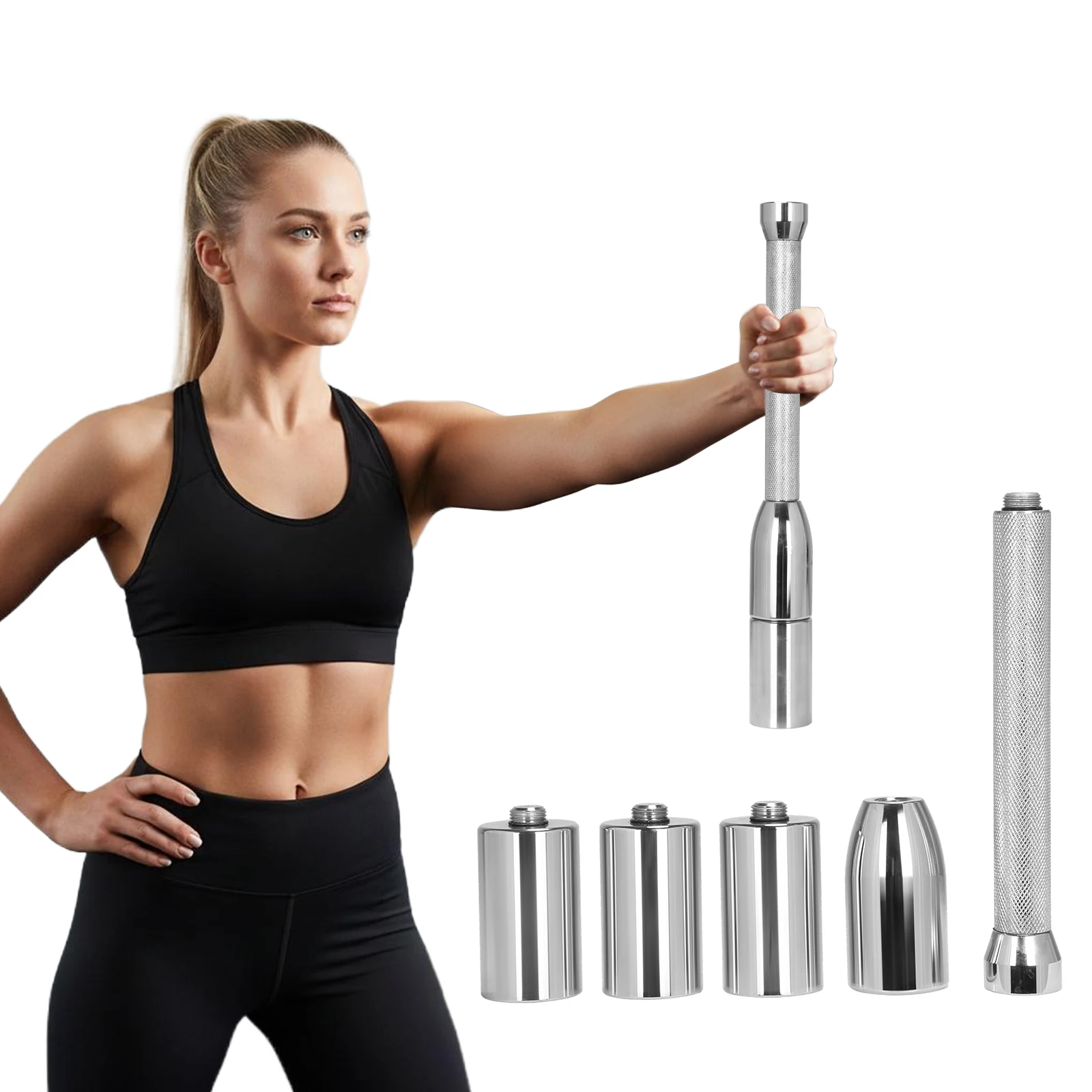 Adjustable Dumbbell Anti-Slip Strength Training Macebell Clubbell Multi-Purpose for Exercise Grips & Forearms Workouts
Adjustable Dumbbell Anti-Slip Strength Training Macebell Clubbell Multi-Purpose for Exercise Grips & Forearms Workouts