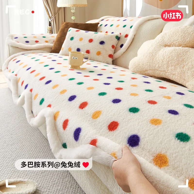 Winter Rabbit Plush Sofa Towel for Living Room Non-slip Sofas Cover Couch Covers L Shaped Corner Sofa Mat Seat Pad Modern Home
Winter Rabbit Plush Sofa Towel for Living Room Non-slip Sofas Cover Couch Covers L Shaped Corner Sofa Mat Seat Pad Modern Home