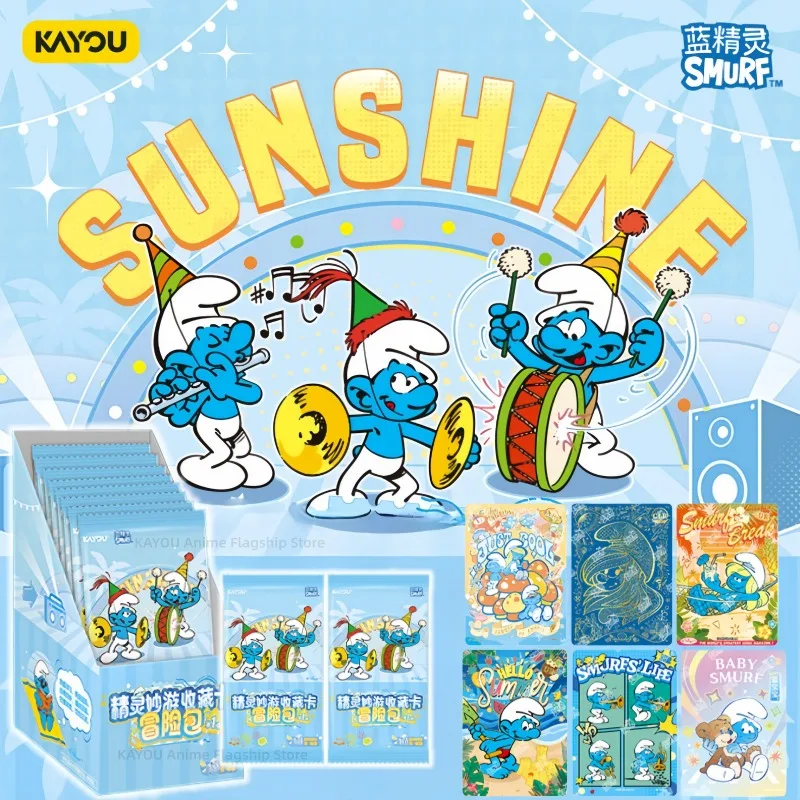 KAYOU Smurfs Card Genuine Wizard Wonderful Tour Around Anime Cartoon Kawaii Collect Card Toy Ornaments Children's Holiday Gifts
KAYOU Smurfs Card Genuine Wizard Wonderful Tour Around Anime Cartoon Kawaii Collect Card Toy Ornaments Children's Holiday Gifts